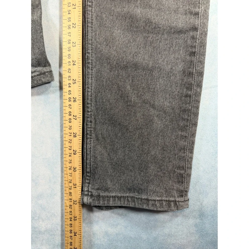 Levi's 511 Slim Fit Jeans Mens 33x32 Grey Excellent Zip Fly Stretch Denim